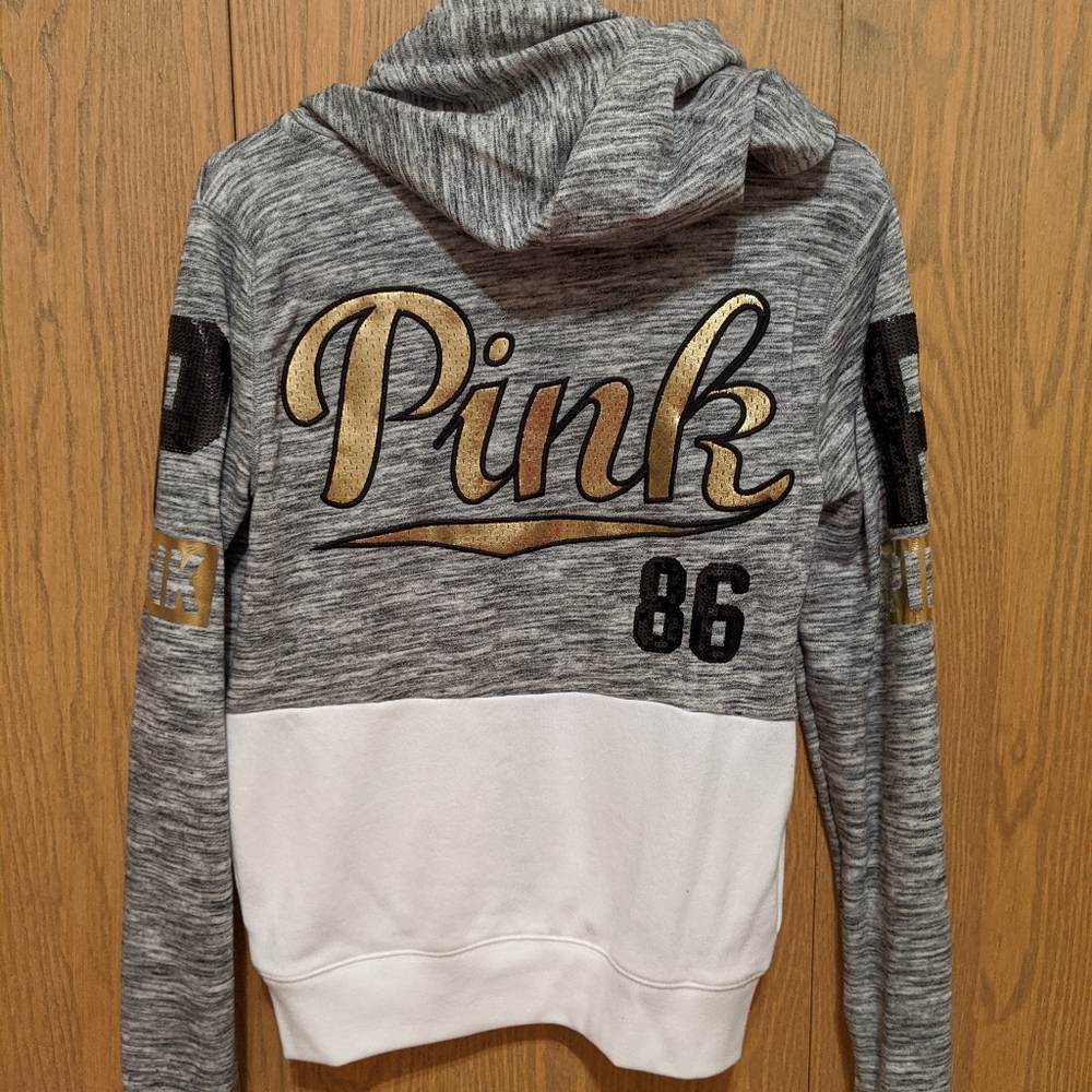 Victoria's Secret PINK sequin sweatshirt NWT